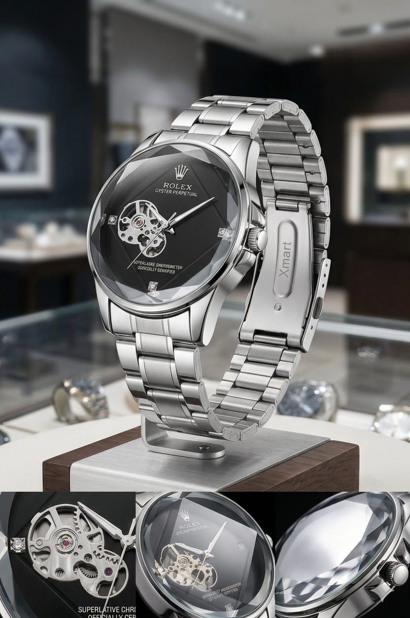 Rolex Men's Watch – Premium Steel Chain